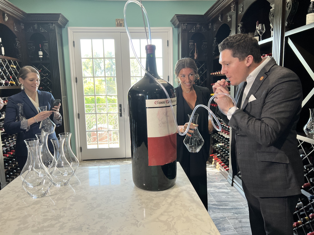 TheLegacyCellar's tweet photo. The taste of million dollar wine 🤩 https://t.co/8GFKWruWFw