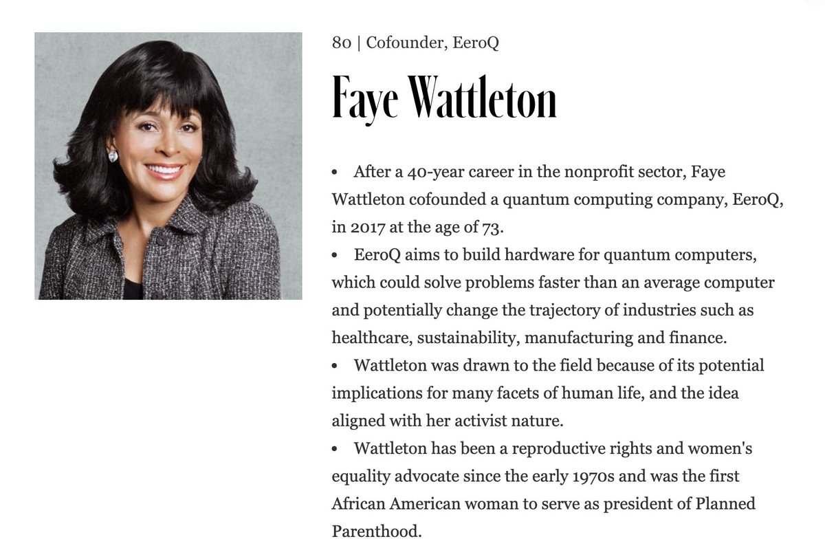 QCHardware's tweet photo. Wonderful spotlight profile of our co-founder Faye Wattleton in @Forbes 50 over 50! 

https://t.co/gDjA2VyJPq https://t.co/OwGjcA9BK1