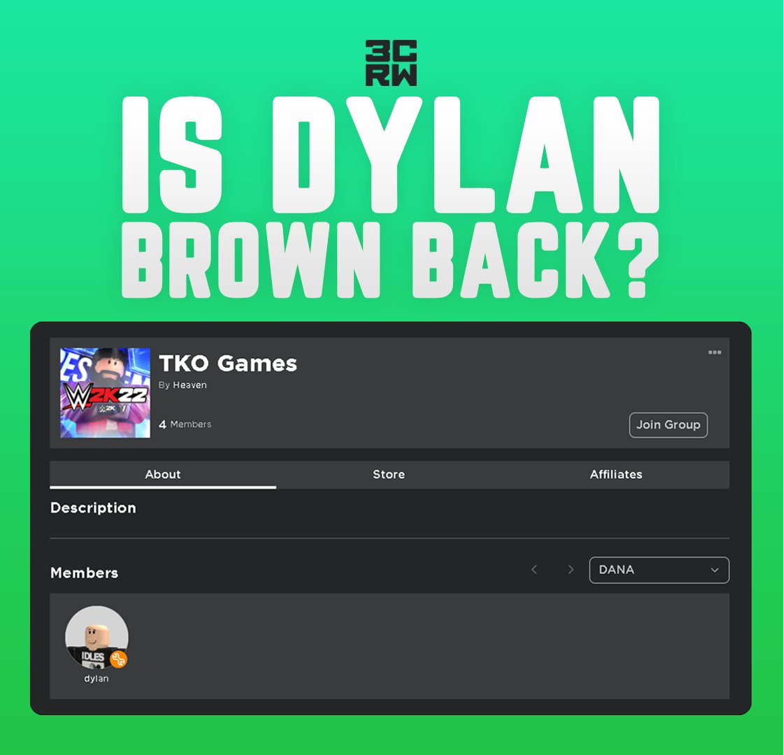 3CountRoNetwork's tweet photo. 3CRW || Is Dylan Brown Back?

R2 Owner and controversial figure Dylan Brown is rumoured to be returning to roblox in a project lead by TMB. https://t.co/jrmZkxyox1
