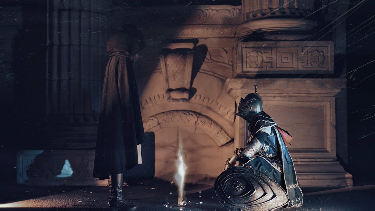Bigbonefatty's tweet photo. Carian knight cosplay. My favourite armour in the game
#ELDENRING #cosplay https://t.co/b6kN6qyQHk