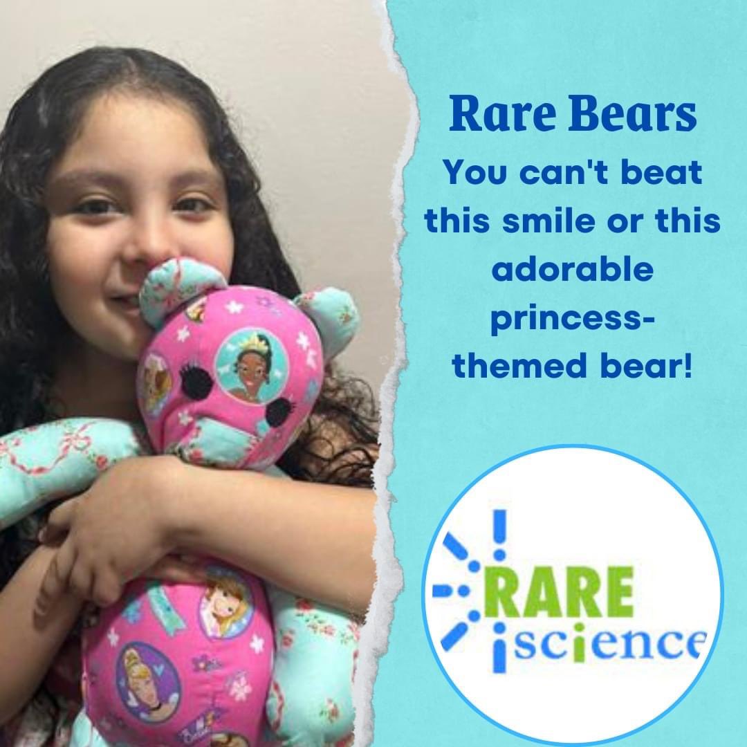 DLG4SHINE's tweet photo. Another happy SHINE kid with her Rare Bear! Join the #rarebeararmy! Families, see the pinned post in our private family FB group.

 #ESES #autism #SHINEsyndrome #psd95 #genetics #research #foundation #nonprofit #awareness #rarebears https://t.co/H3twBVqH01