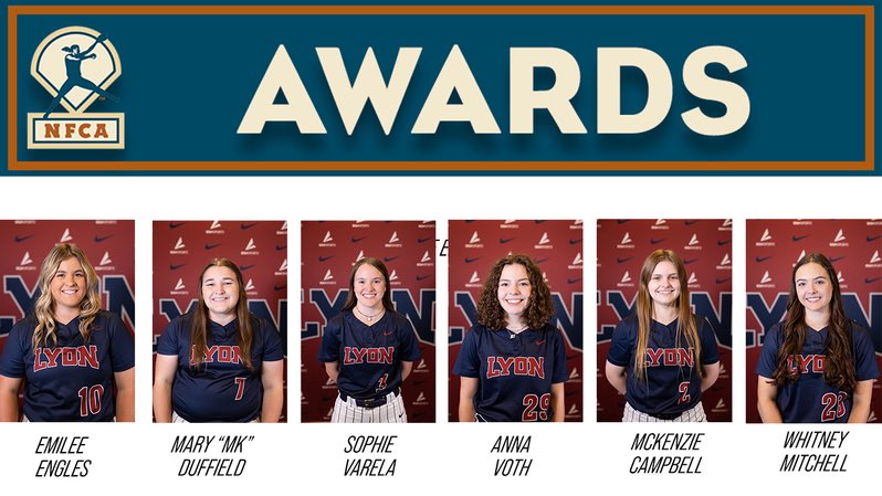 Congratulations to McKenzie Campbell, Mary "MK" Duffield, Emilee Engles, Whitney Mitchell, Sophie Varela and Anna Voth for being selected to the 2023 Easton/NFCA All-America Scholar-Athlete list for the 2022-23 academic year!