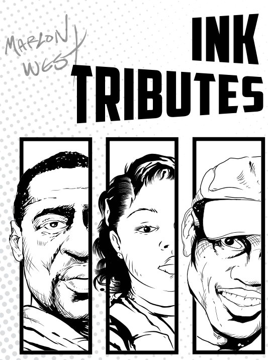 We are honored to exhibit the spectacular work of Disney animator @marlonw at SLUMA. Ink Tributes, which celebrates the lives of individuals who have experienced police brutality, opens August 25th.
