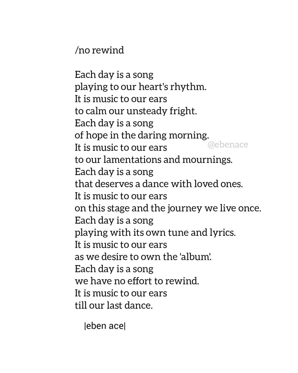 acesarfo's tweet photo. /no rewind
Life is a song.
#poetry #lifeisasong #writing #Prose #africanwriters #life #dance #Ghanaianwriters #ebenace #Ghanapoets #Americanpoets https://t.co/xZTqOwxOaX