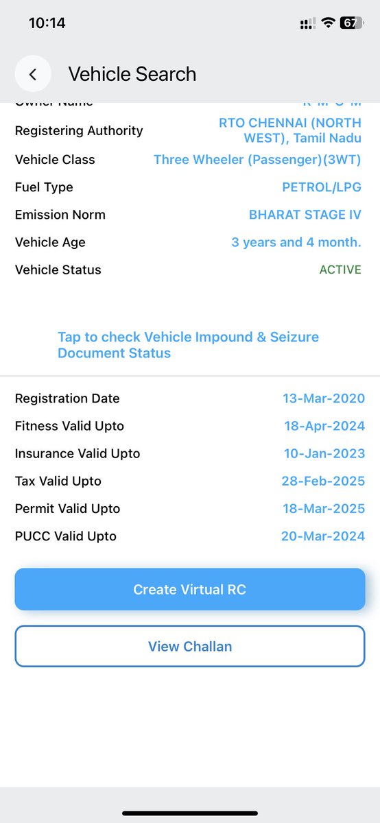 TheLux_'s tweet photo. No proper insurance- Rash driving Place: Perambur
Date: 28/07/2023 
Already mentioned but no action taken even I posted with insurance expired proof.. @ChennaiTraffic @chennaipolice_ @tnpoliceoffl https://t.co/LTHcoE57sM