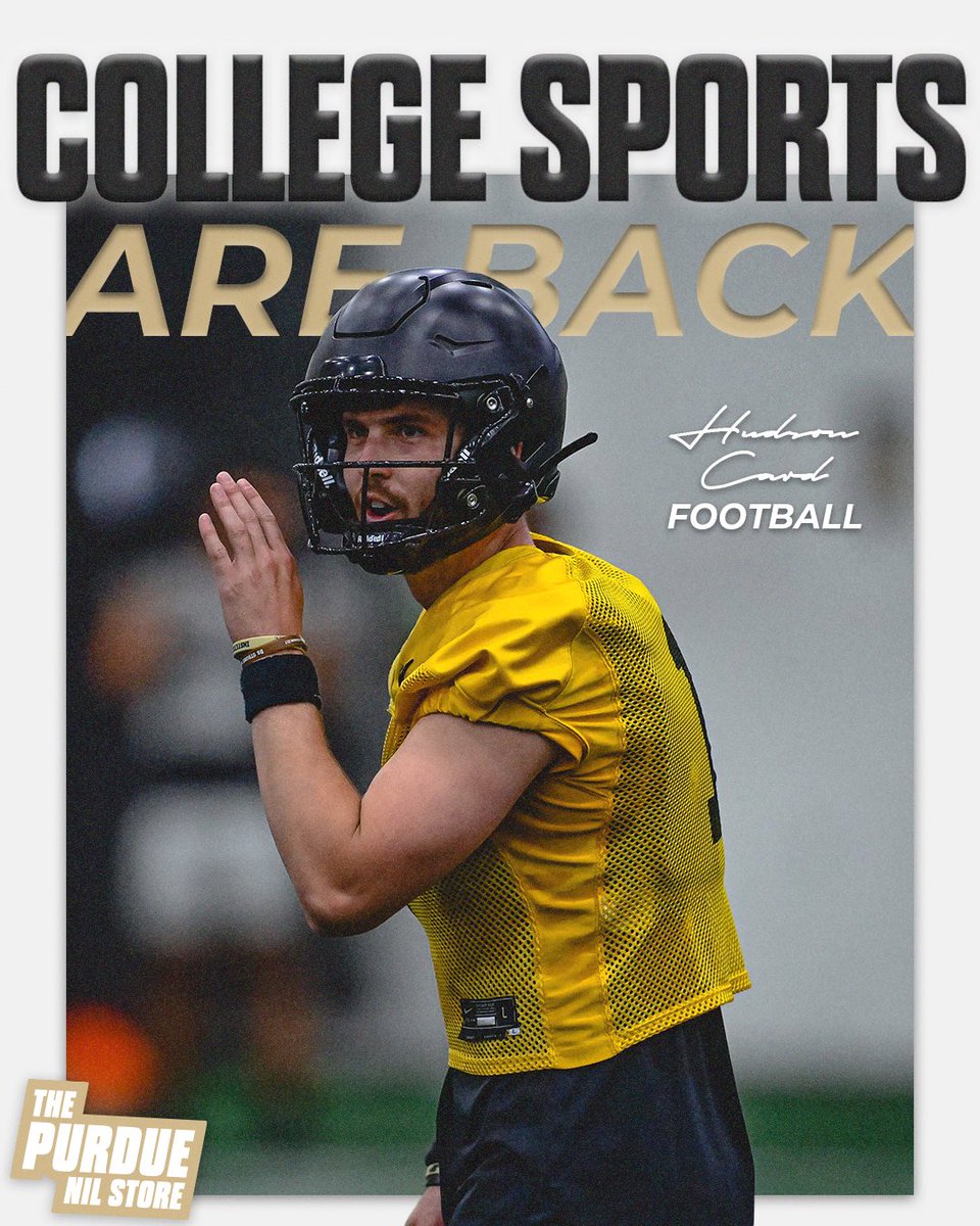 PurdueNILStore's tweet photo. Weβre baaaaaaaack! What sport are you most excited for this season? π
#NIL #PurdueNIL #NILStore
@BoilerFootball https://t.co/sVtyhojUxA