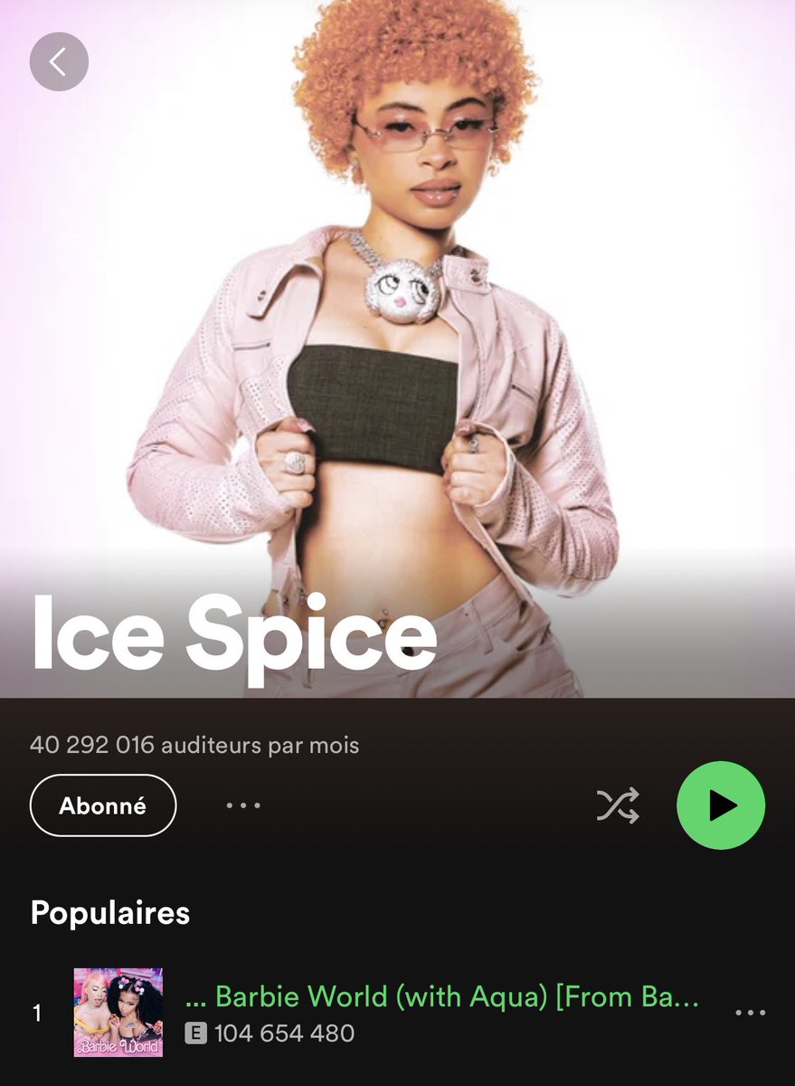 YSLONIKA's tweet photo. ice spice really did this in less than a year https://t.co/UBV0p4mE45