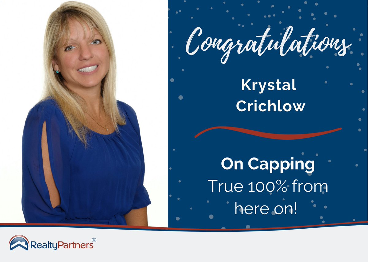 RPIPartners's tweet photo. True 100% From Here On! 😊
A huge congrats to Krystal Crichlow - she just capped and will now enjoy true 100% (no fees of any kind) on all her transactions for the remainder of her anniversary year. Plus she just earned 10,000 shares of pre-IPO stock to boot! https://t.co/mKPTCBtXeD