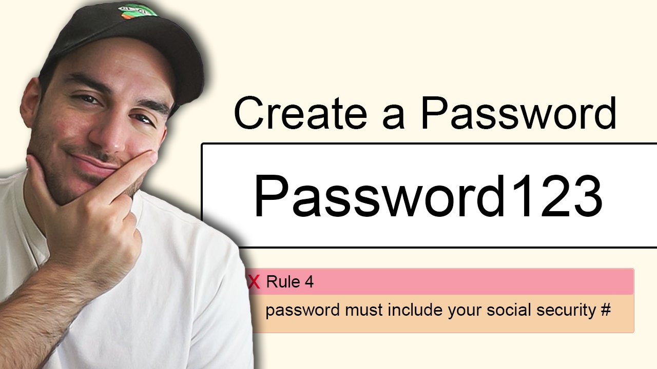 Jp 🦛 on X: I am teaching you ALL how to make the BEST passwords