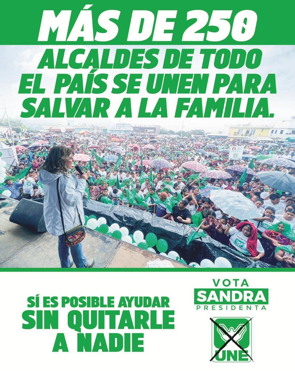 PartidoUNEmetro's tweet photo. Más de 250 Alcaldes de todo el país se unen para salvar a la familia con @SandraTorresGUA https://t.co/c2AltYEwW1