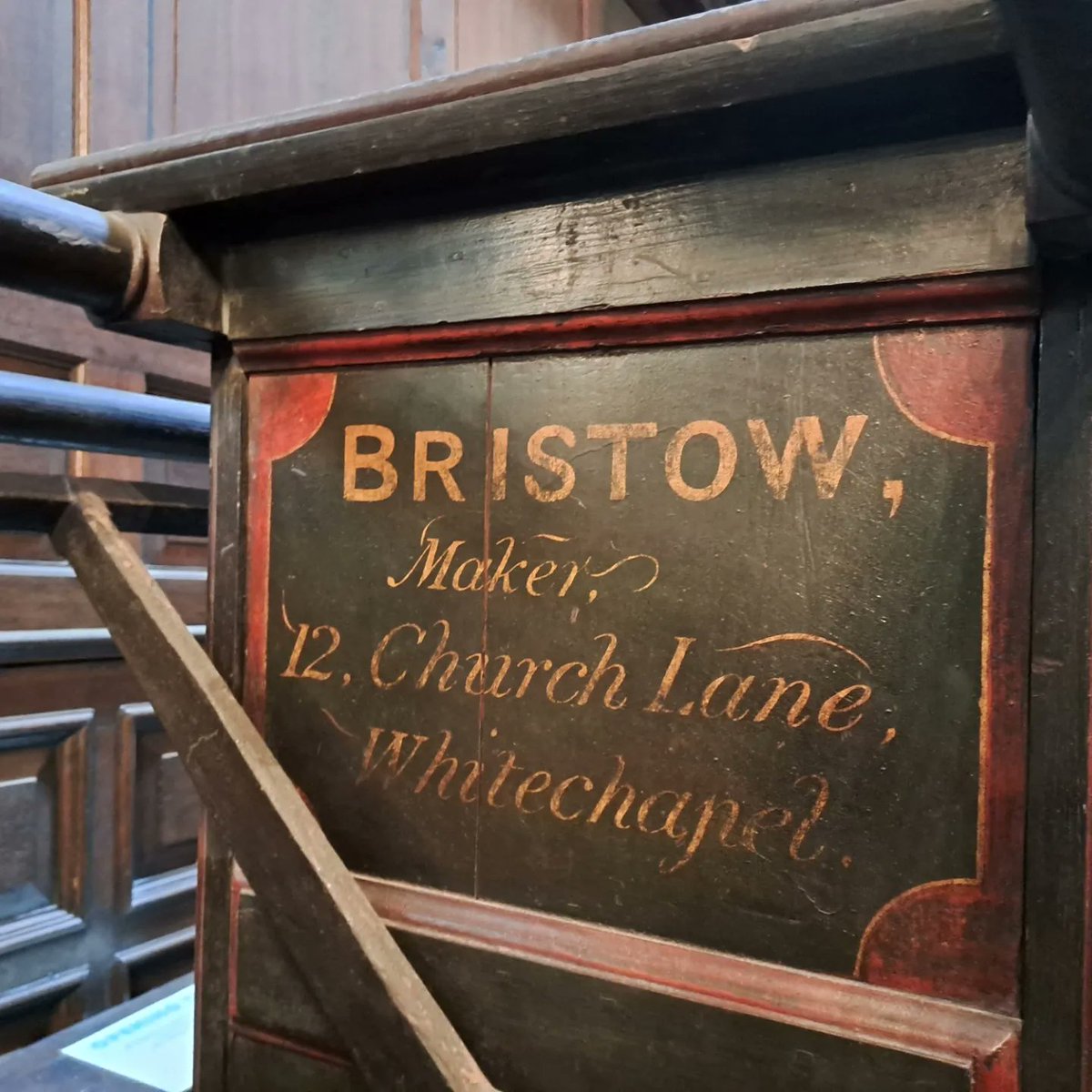 18th century fire engine in St Magnus the Martyr in the City of London.