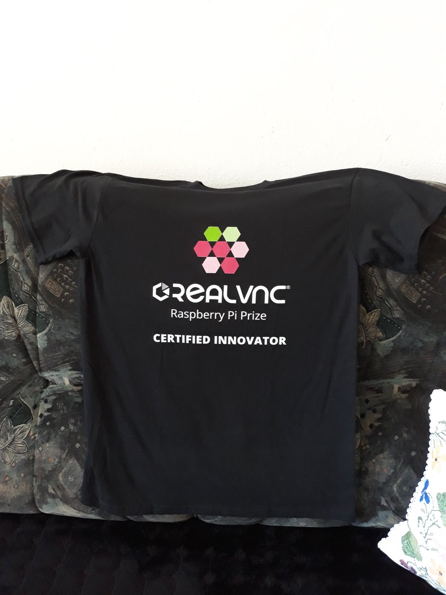saudindizdar's tweet image. #RealVNC #RaspberryPi #Prize I have entered RealVNC competition and got free t-shirt and laptop sticker. Be Innovative, and submit your project for more prizes.