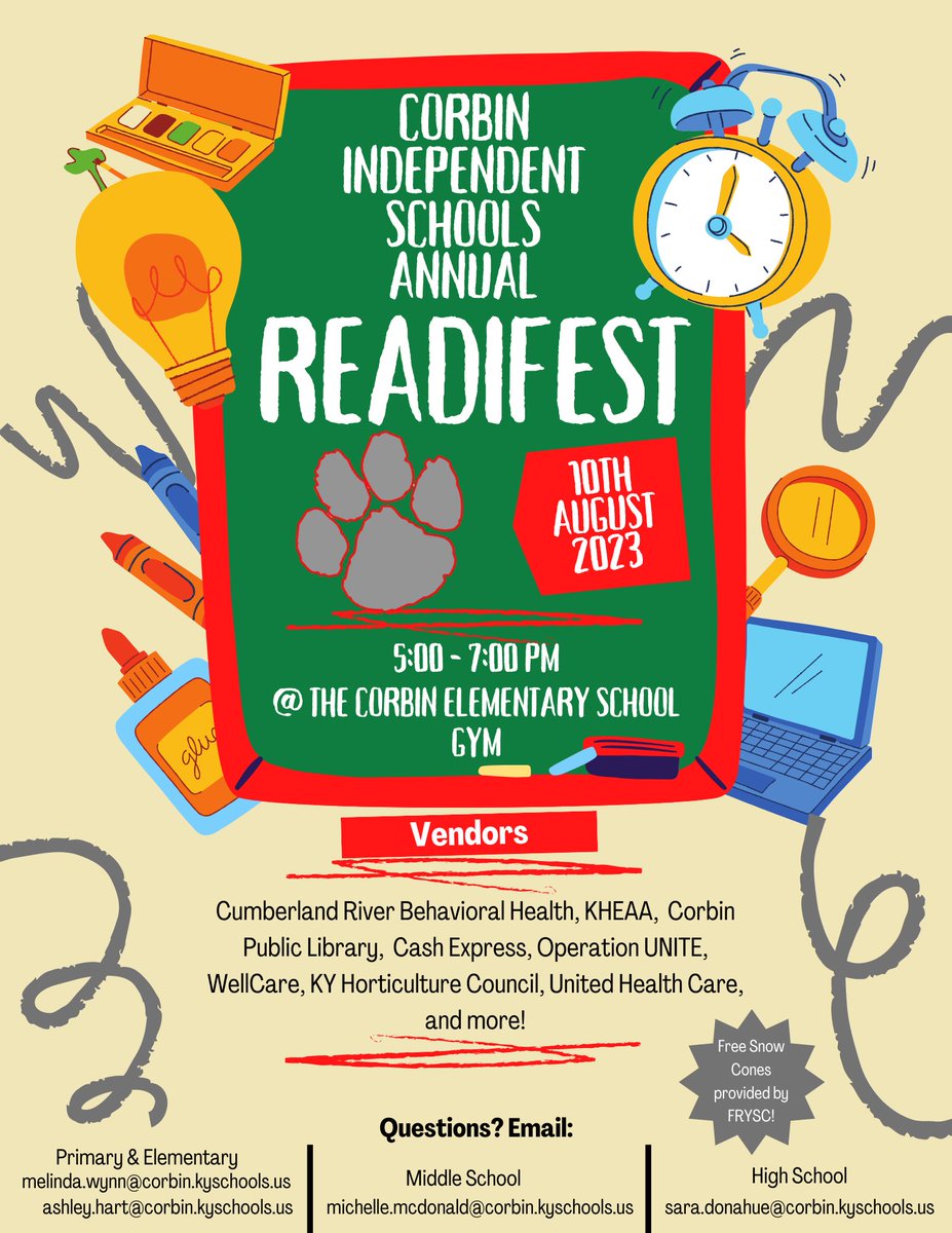 Corbin Schools (@corbinschools) on Twitter photo 