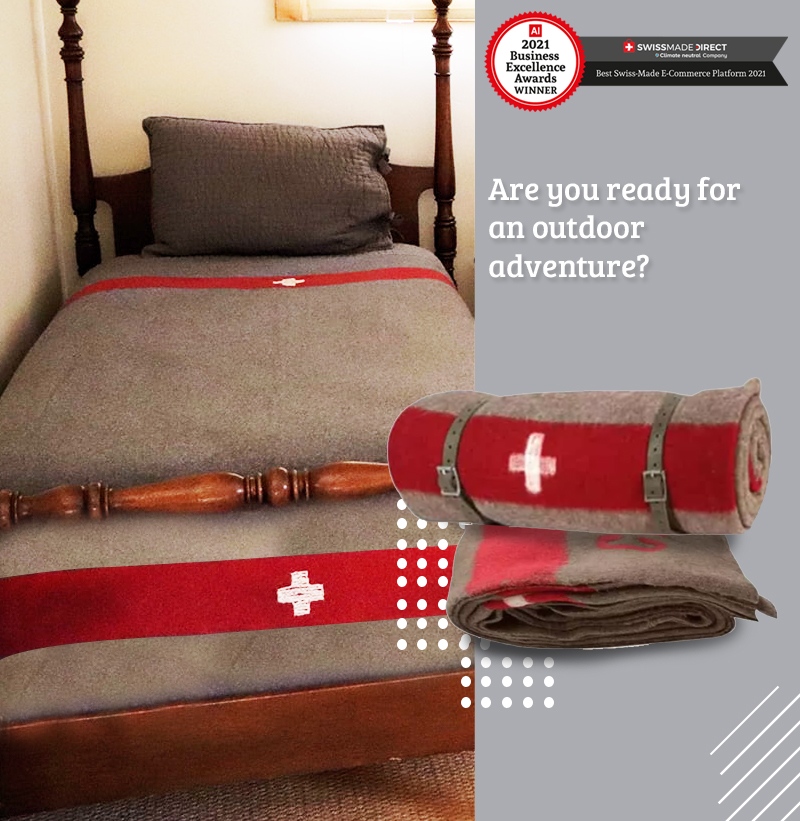 SwissMadeDirect's tweet photo. Prepare yourself for an outdoor adventure! The original Swiss army blanket contains 75% wool and 25% other fibers. Our wool blanket is related to the original of the Swiss Army.
Shop Now: https://t.co/zH0Z32Wydv
⁠
#swissmadedirect #swissmade #switzerland #swiss #outdoor https://t.co/fOEahlefgx
