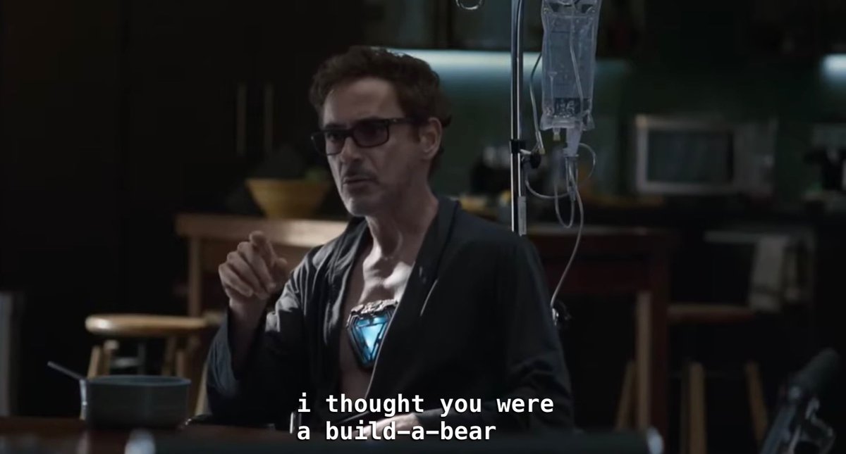 out of context tony stark tweet media