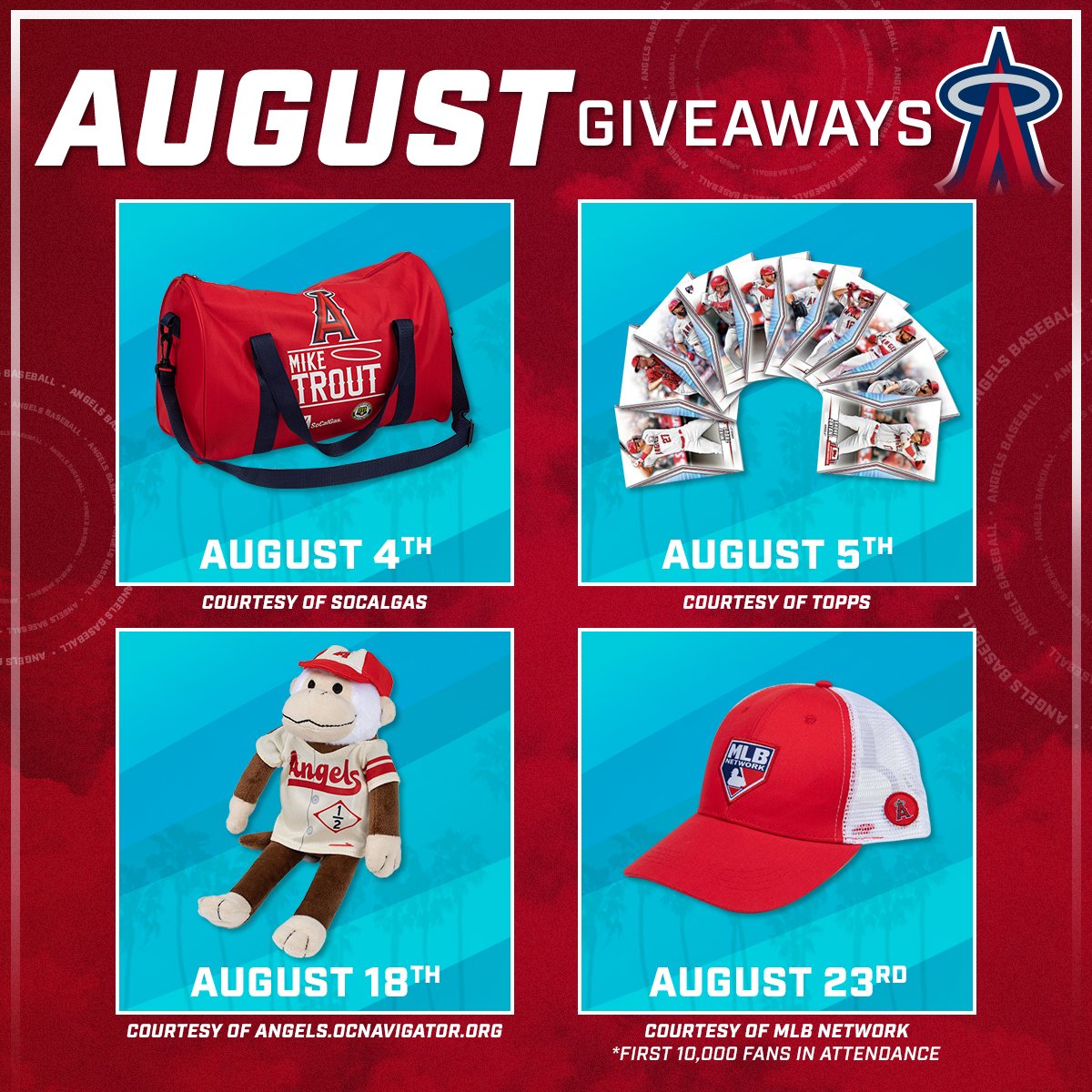 Los Angeles Angels on X: New giveaways are heading to the Big A