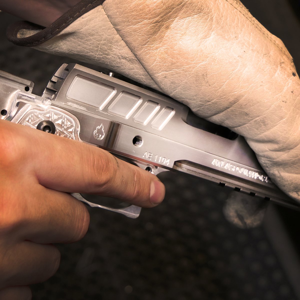 AtlasGunworks's tweet photo. Our precision and craftsmanship are on another level and it all starts with great parts. #AtlasGunworks #SlideToFrameFit #GunEnthusiast #CraftsmanshipGoals #PrecisionEngineering #FirearmPerfection https://t.co/PxcDYCeFqx