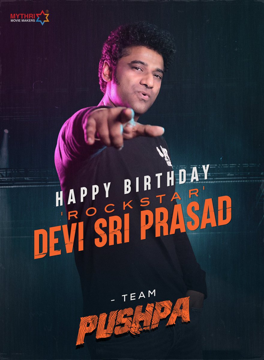 AGENTBRAHMII's tweet photo. HBD 🎤✨💗 .....@ThisIsDSP
#Pushpateam #HBDRockStarDSP https://t.co/tJjRLZqD3X