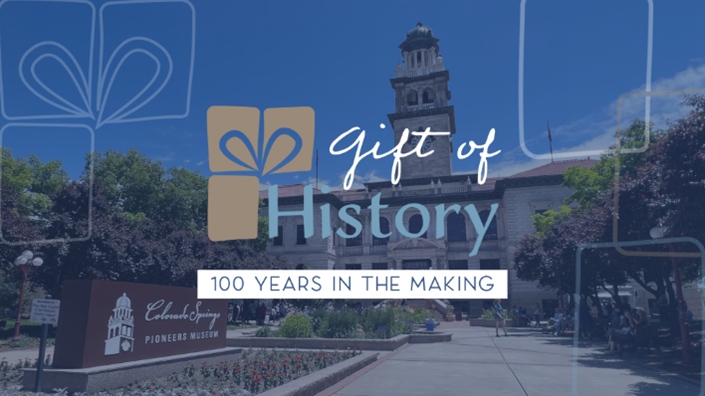 COSMuseum's tweet photo. Today we kick off our #GiftOfHistory! Help us preserve &amp; share the Pikes Peak region's cultural history. We are raising $100,000 by 8/31 to tell more stories, share more artifacts &amp; expand our programmatic offerings. Donate today at https://t.co/vWy0VSSTz2 #100YearsInTheMaking https://t.co/uuWXmJXVNF