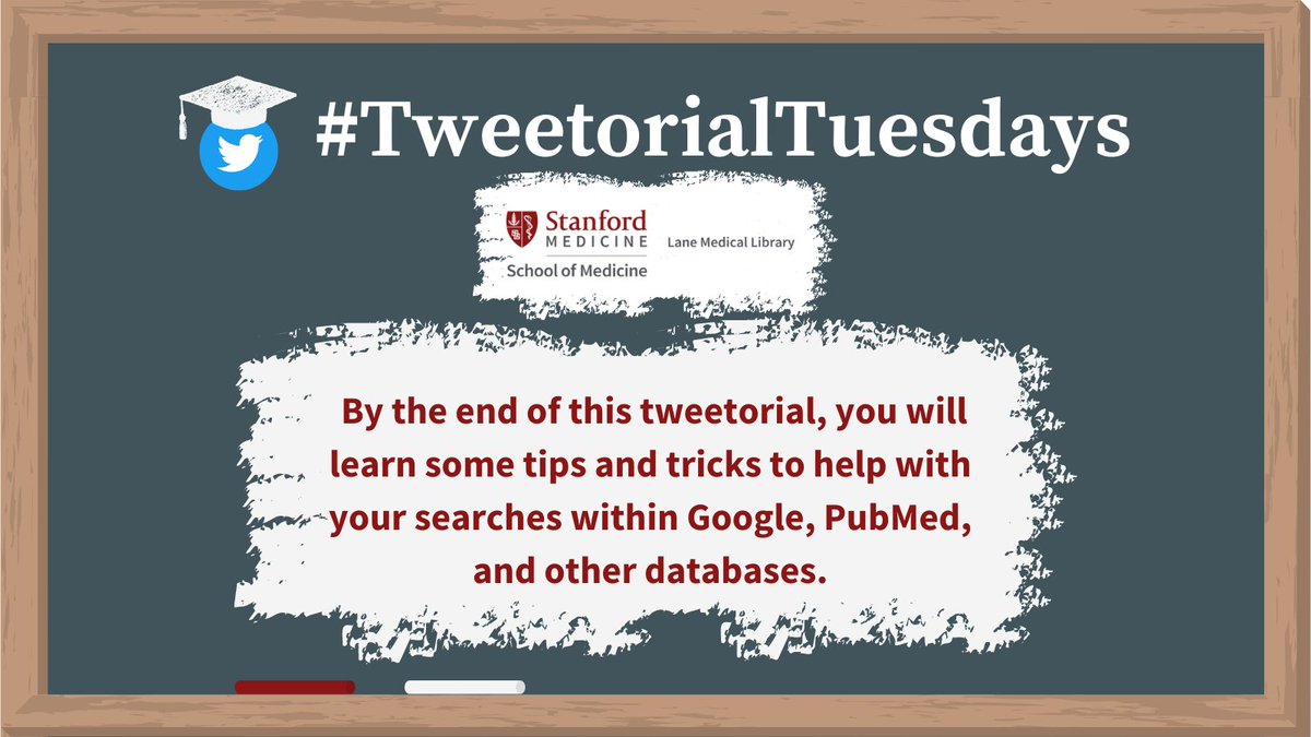 LaneLibStanford's tweet photo. 1/10 #TweetorialTuesdays with @StanfordMed Lane Library is back with helpful tips and tricks from Lane Library staff. https://t.co/ayG2SjquVf