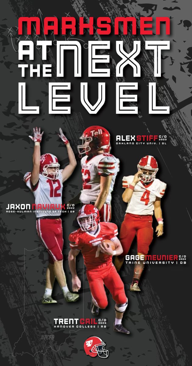 TellCityFB's tweet photo. Good luck to these 4 men as they begin reporting to their respective camps within the next week. These 4 have set the standard for future Marksmen Football Players.
TC PROUD!
#TCFootball #GoMarksmen https://t.co/9DyMTADkrg