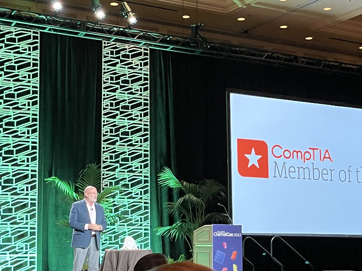 BShermChannel's tweet image. MJ kicks off #channelcon 2023 @CompTIA @CommCentricMktg