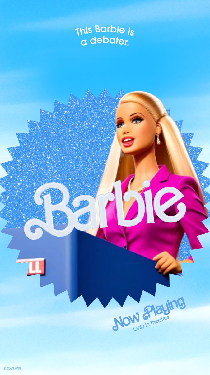 camp_debate's tweet photo. Debate Camp jumping on the #BarbieTheMovie trend with Debater Barbie - she comes with a podium, a legal notepad, a MUN placard representing Barbieland, and is insanely good at the POI stance. #debate #summer2023 https://t.co/CnmXkPVJ0J