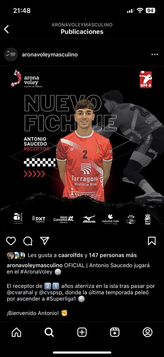 amsaucedo22's tweet photo. Nos vamos pa la isla!! 🔥🏔️
@aronavoleymas 🔴⚫️ https://t.co/jSxN2hid3U