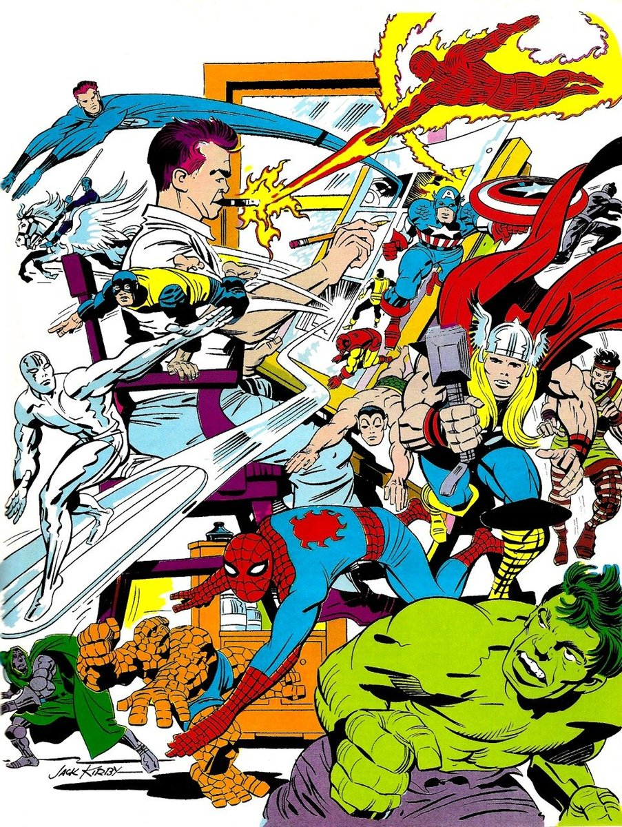 Jack Kirby self portrait