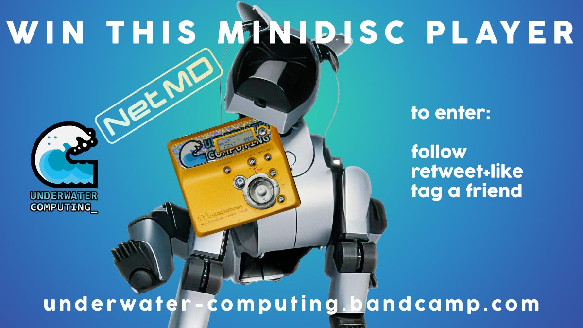 Summer Minidisc player/recorder contest! 🤩
⭐️Win this Sony MZ-N505 NET MD recorder!
⭐️ + a UC_ Special edition minidisc 
⭐️ Winner chosen at random will be announced 8.11 ⭐️ enter:
➡️Follow
➡️Retweet + like this post
➡️Tag a friend in the comment of this post