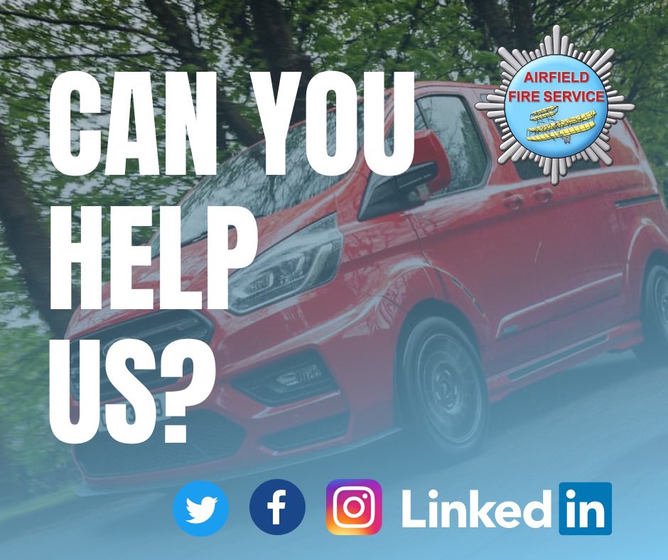 AirfieldFire's tweet photo. π£π¨Can You Help Us?π¨π£
π Station Van Required!
Weβre looking for a donation of a crew cab van. As long as itβs in good working order, with no damage and a vehicle we can be proud of, it will be perfect!
π§ avfs.admin@shuttleworth.org
#stationvan #volunteer #charity https://t.co/yajPEbbkMe