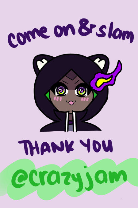 sSakanaSushi's tweet photo. @CrazyJamVT #jamasterpiece hehehe charity reward for Jam! View it on my twitch panels!!! https://t.co/tMp9bopglu