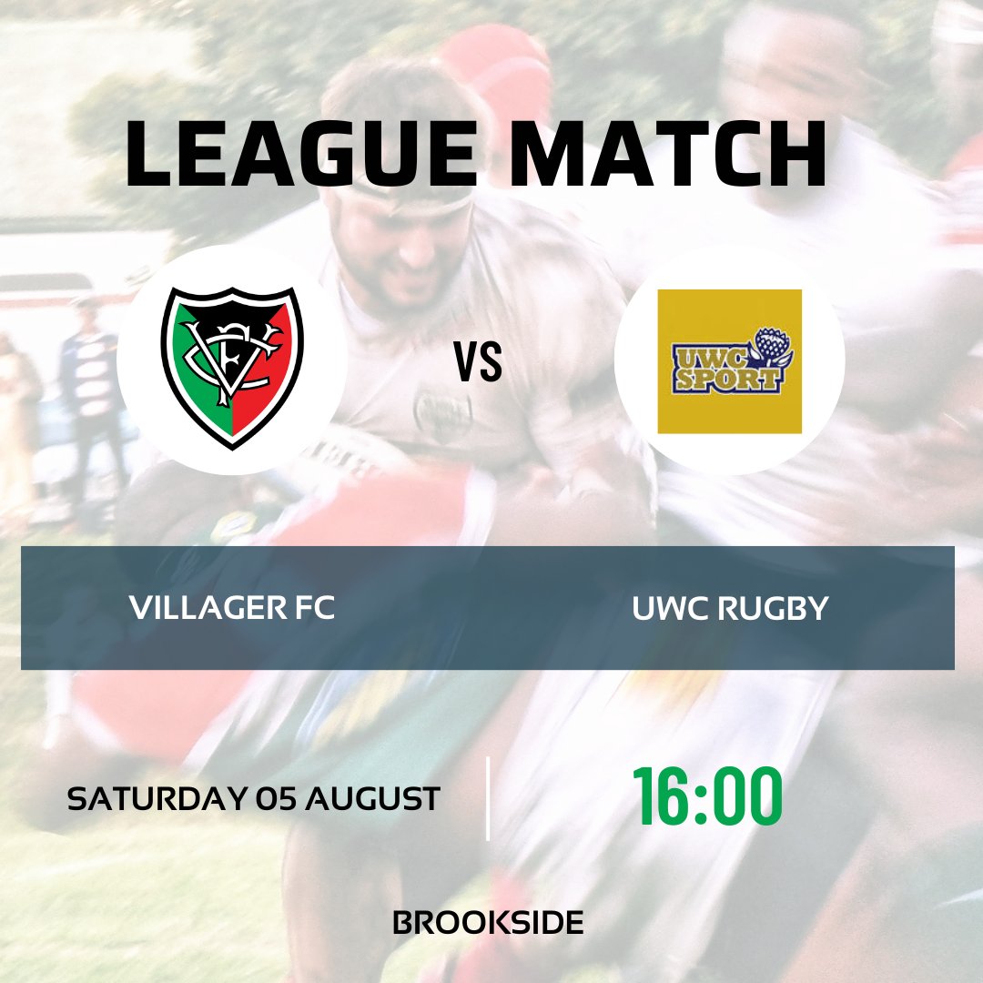 A pity about last week's matches being washed out due to the weather. The focus shifts now to our next league game vs @UWCSport at Brookside. Hoping to see all Villager FC supporters this coming Saturday cheering our boys on to victory. #VillagerFC #BandOfBrothers