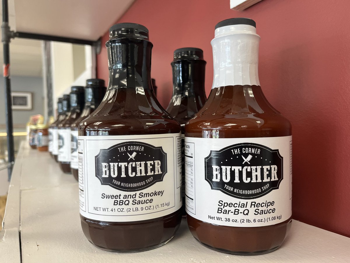 CornerButcherW's tweet photo. Did you know we carry our own house blend sauces and spices? https://t.co/X109imlWLW