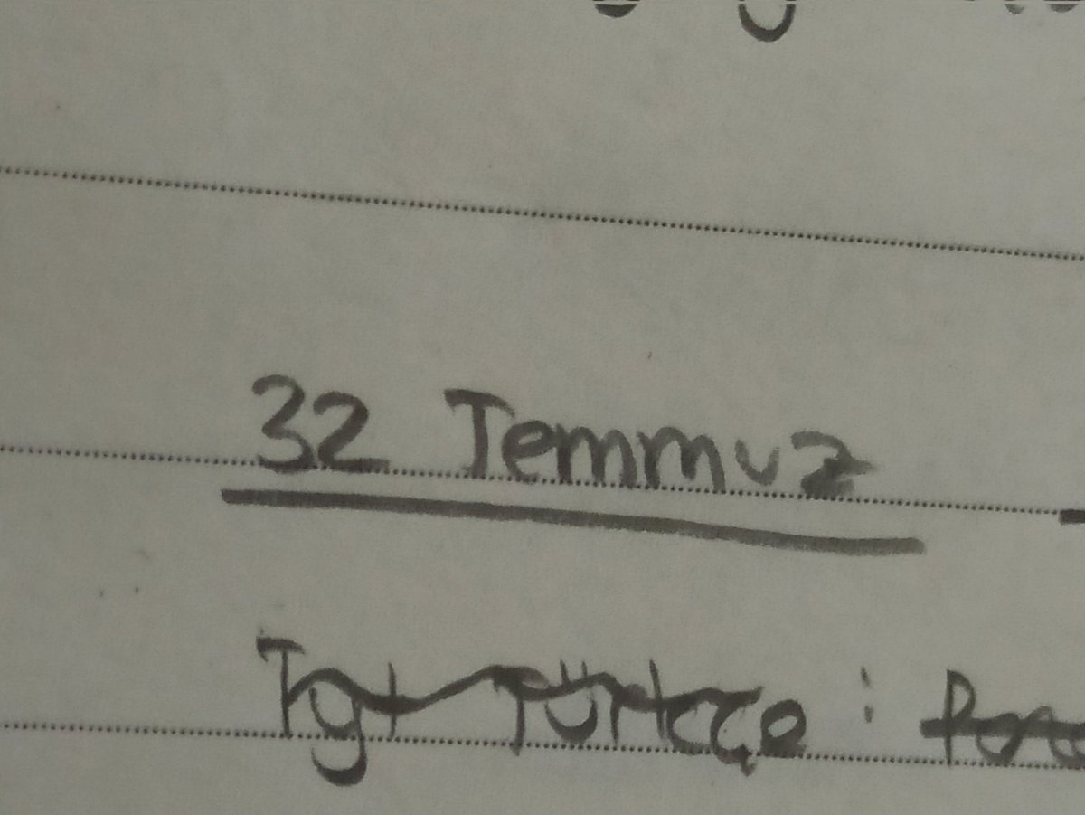 temmuzun bittigini kabullenememisim galiba