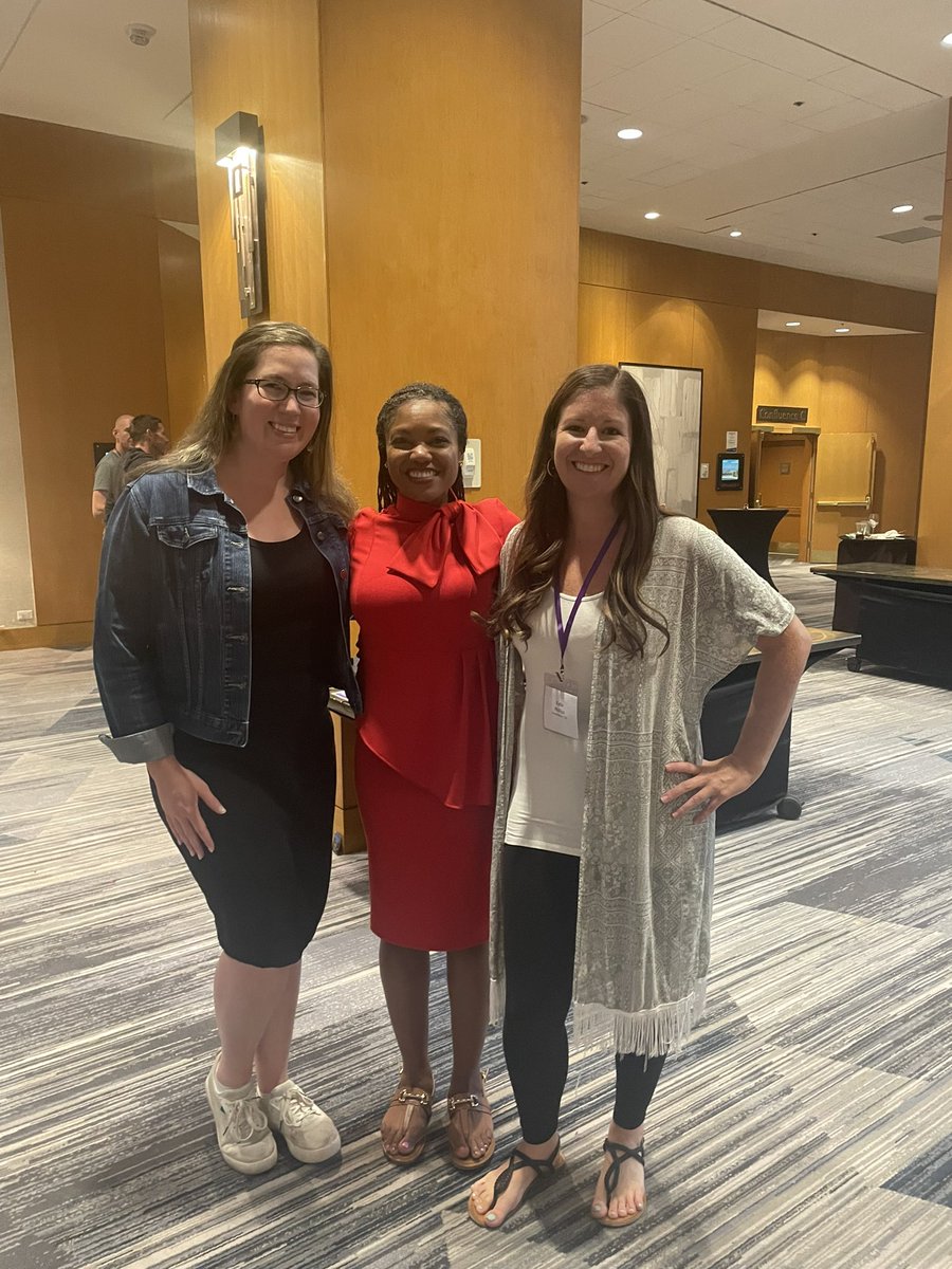 CTEKatieP's tweet photo. #TheKatieys had the honor to dialogue with @MsTuckerSmith, CEO of @Lessoncast &amp; Keynote speaker at the @CAST_UDL 9th Annual CAST UDL Symposium: Through the Lens of UDL! Equity over Assimilation. Agency over compliance. Connection over conformity. #UDL #CASTPL #UDLlens #diversity https://t.co/1lhLtDorMA
