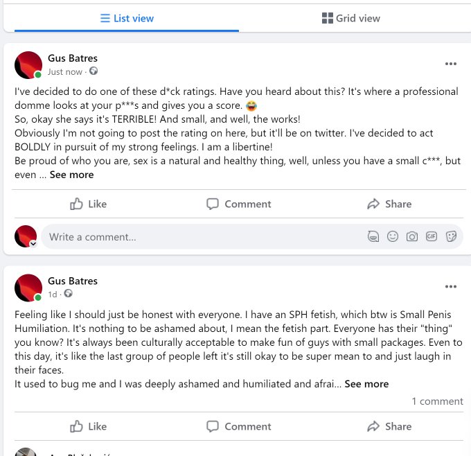 Gus Batres of Kansas City Missouri asked me to ruin his life by taking over his Facebook page and exposing<a href="/tag/sph"class="tags"><span>#sph</span></a><a href="/tag/bonjovi"class="tags"><span>#bonjovi</span></a>