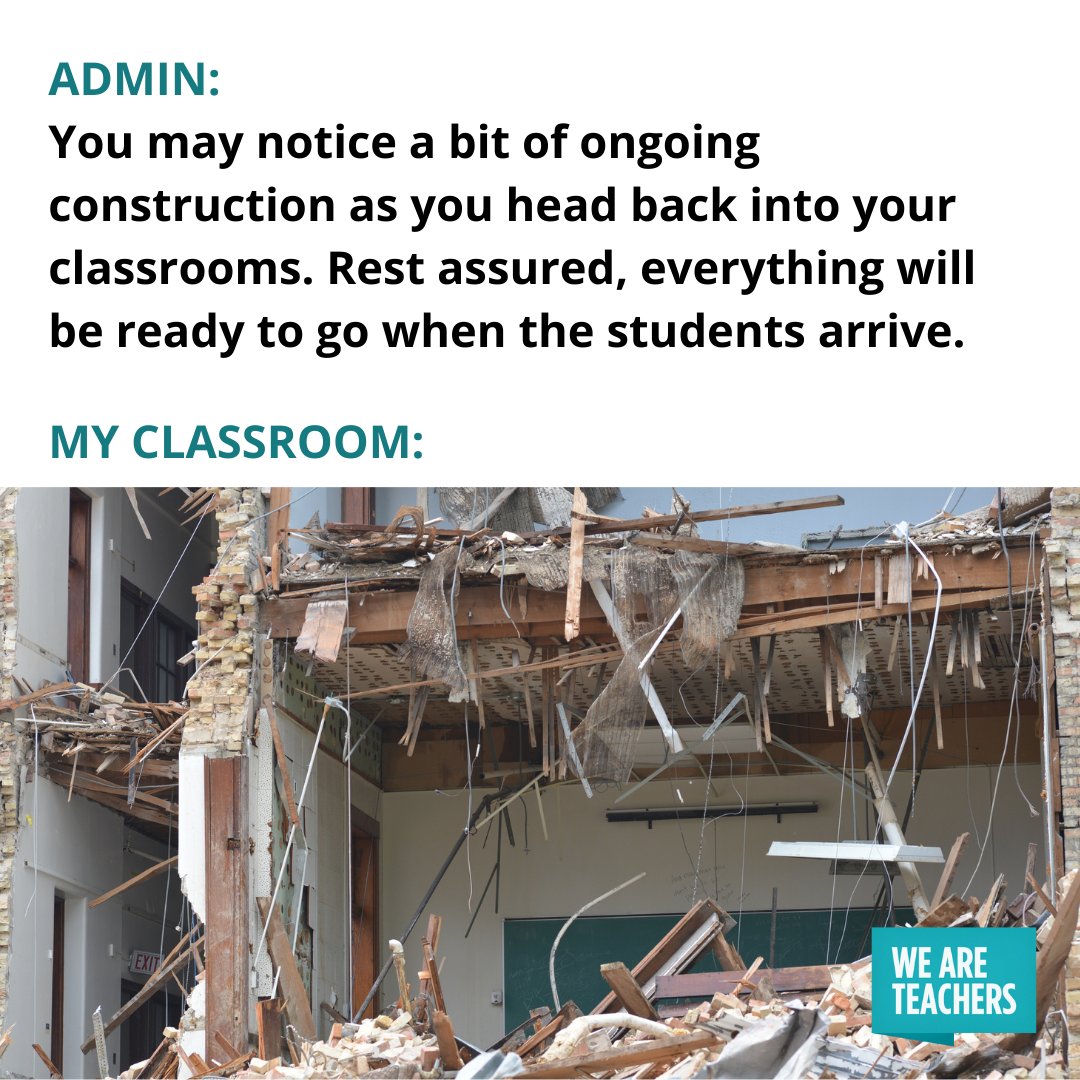 WeAreTeachers's tweet photo. Ah, rest assured ... https://t.co/v69W6ELUj9