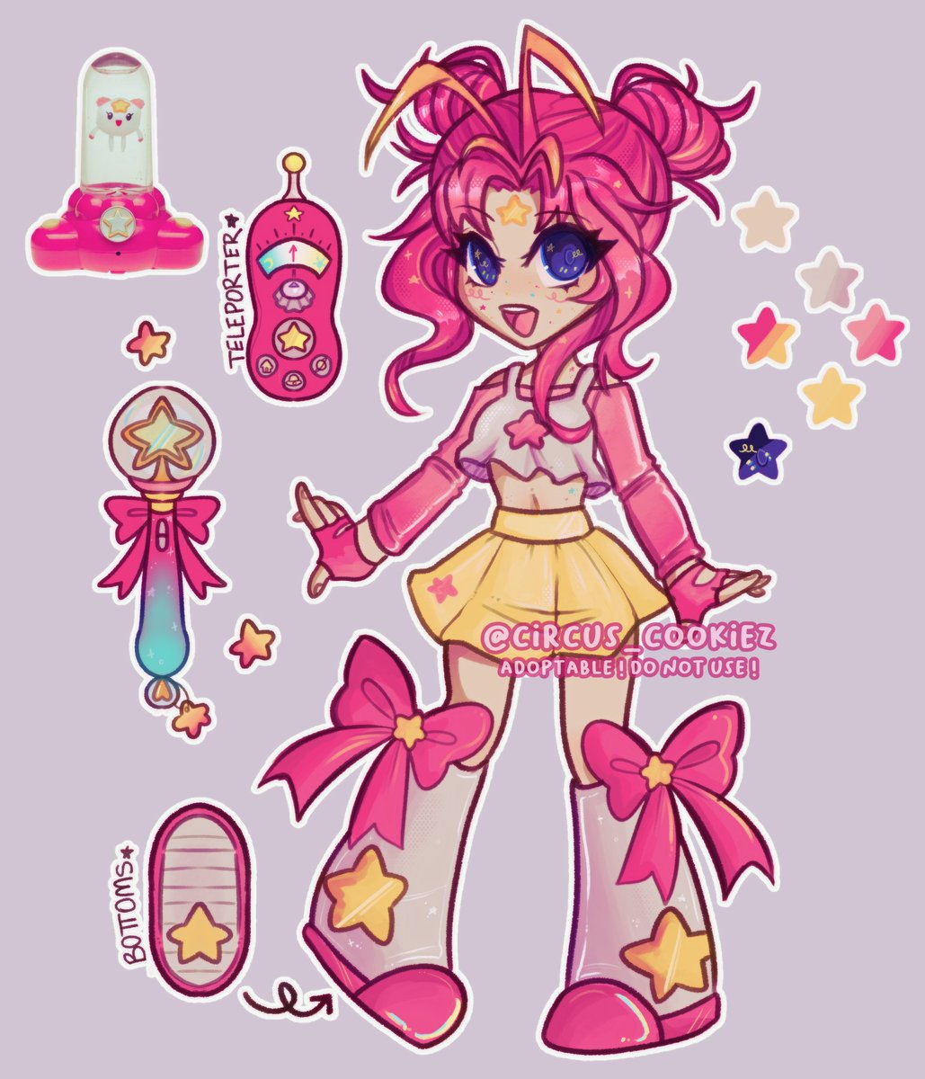 Circus_Cookiez's tweet photo. wanted to try some adopts to post here! shes a magical girl that's based on those y2k era toys!!
 asking💲3️⃣0️⃣ for her! p@ypal only
#adoptable #characterdesign https://t.co/tD1WfAPb0c