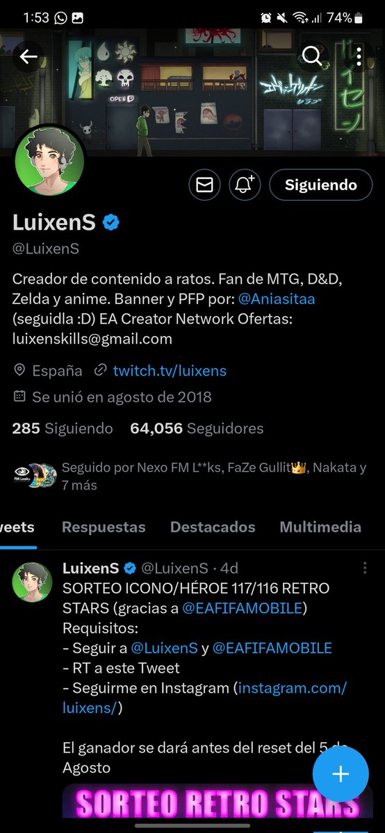DanielG928's tweet photo. @LuixenS listo amigo https://t.co/pfhFgr61WB
