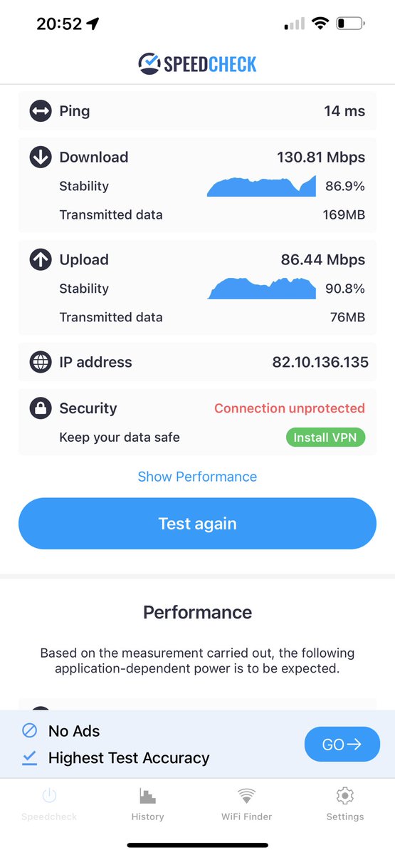 annemercer30's tweet photo. @virginmedia I upgraded my package last week and am meant to get 1gb download- I have done these readings at random times since then - nothing higher than 500mb… tonight it is a whopping 130mb 🤦‍♀️ https://t.co/ySzjpntPEF