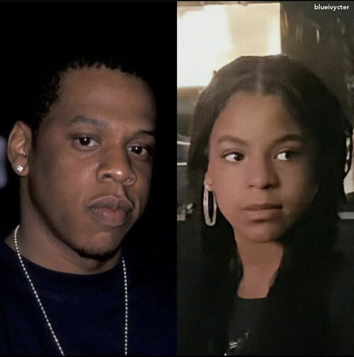 since the hive likes to purposely act like jay z’s genes isn’t visible. Blue and Rumi look exactly like their daddy and they are beautiful🥰