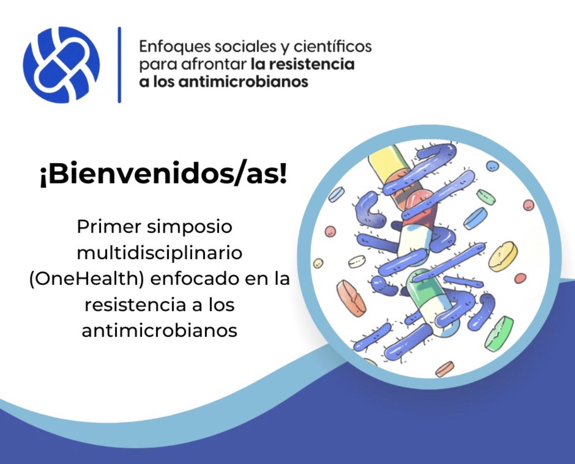 MicroIQ_UNAM's tweet photo. Bienvenidos al primer simposio enfocado a la discusión multidisciplinaria sobre la Resistencia a los Antimicrobianos (RAM). 
¡Siguenos para obtener información detallada sobre el evento! #EnfoquesRAM #AntibioticResistance #Antibioticos #Resistencia sigan ya a @EnfoquesRAM !! https://t.co/TSGE1nrn5w