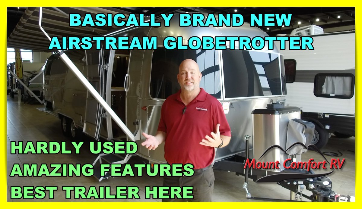MountComfortRV's tweet image. Basically, a brand new 2023 Airstream Globetrotter is here on our showroom floor! Give Chris a call at (800) 899-6676 if interested! Watch full review here: youtu.be/hAWKqlD6z2A via @YouTube #mountcomfortrv #rv #airstream #traveltrailer #indianapolis #indiana #rvlife #rvliving