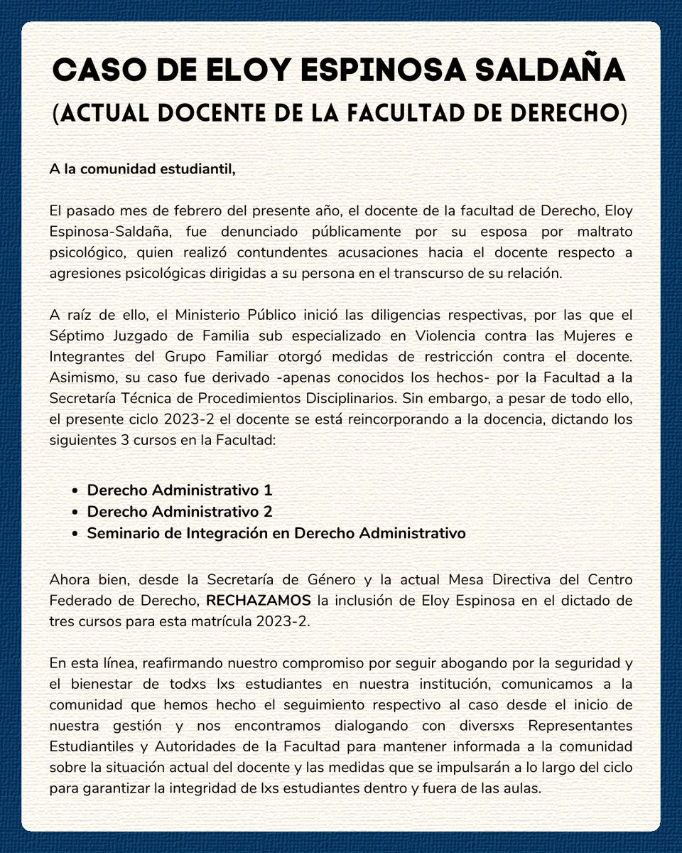 CF Derecho PUCP tweet media