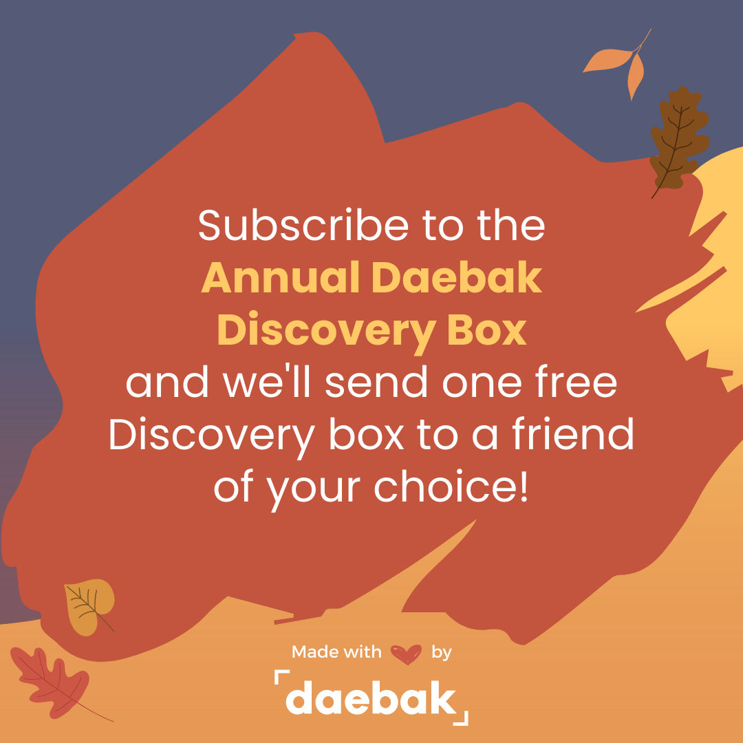 daebakbox's tweet photo. Want to explore Korea without breaking the bank? 🇰🇷 Introducing our Daebak Discovery - a perfect option to get you started with #daebakbox
Subscribe to the annual discovery box & send your friend a FREE box! 🎁 Limited offer only (until August 31st)
👉🏻 https://t.co/IhsPHb7N1y https://t.co/yUv4gGVqd8