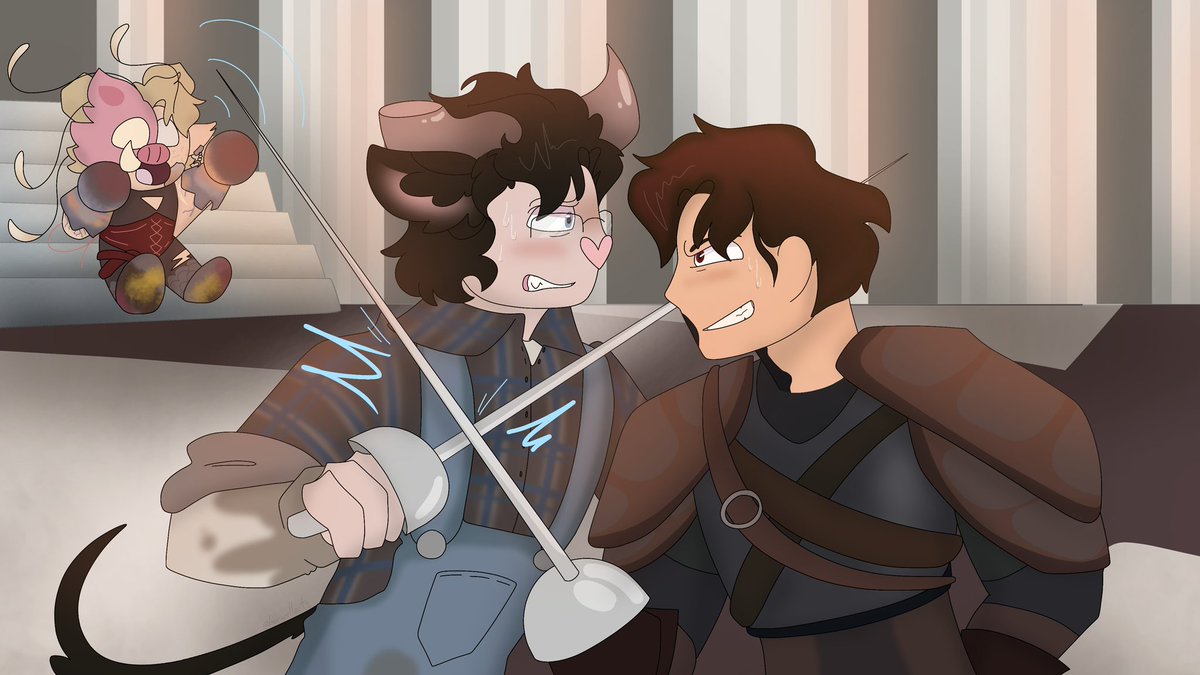 burwellarts's tweet photo. “Summer Training” #tarotsmp 
-
Thank you Momus for commissioning me! ⚔️

Commissions are open! https://t.co/UZ1CGJilzs https://t.co/e7zpxqJgyW