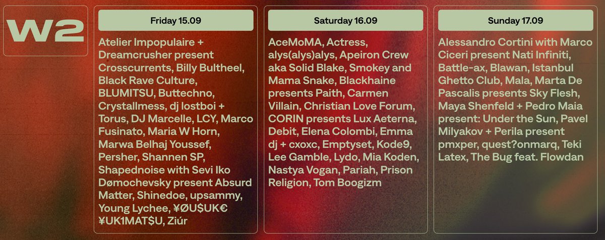 clemisan's tweet photo. Damn, this is huuuuuge…

#Atonal @thebugzoo @mala_dmz #Kode9 @emptyset_ #AceMoMA https://t.co/8Uvm5OsDq3