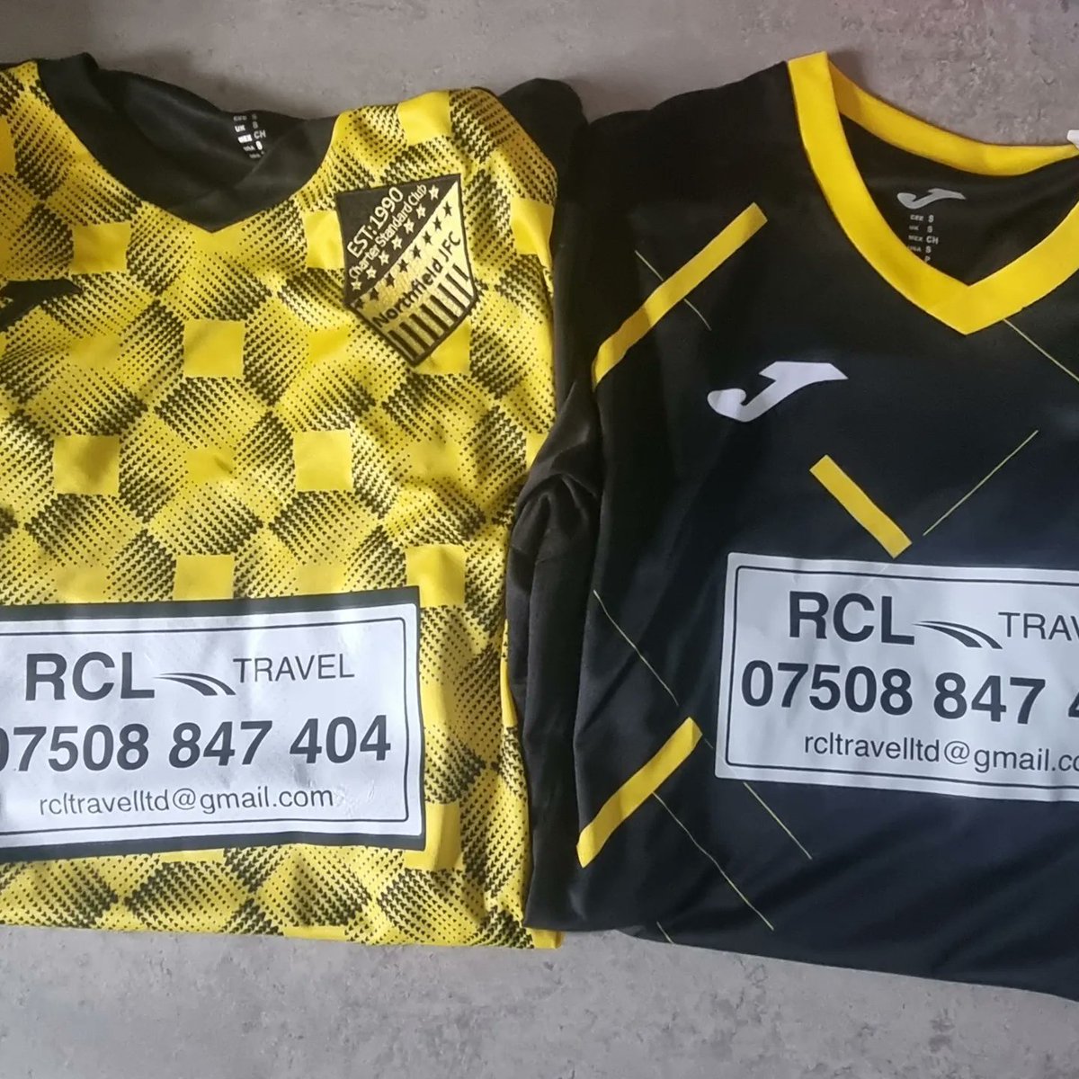 New kit day for <a href="/NorthfieldJFC1/">Northfield JFC</a> under 11s, proud to be sponsoring this team for another season on Saturdays and Sundays. Can't wait for the season to get going 💛🖤