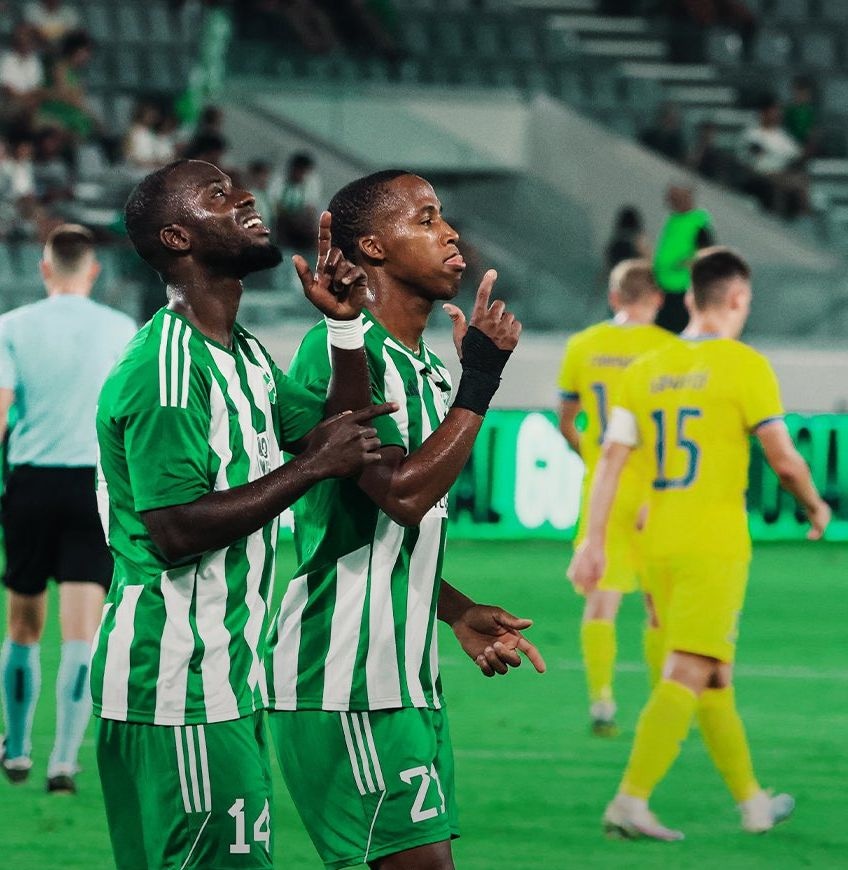 Prince Sobayeni Sports on Twitter: "ONTO THE NEXT ROUND!! Bafana Bafana winger Mihlali Mayambela played 90 minutes and laid two assists as Aris Limassol defeated Bate 5-3 in the second leg of